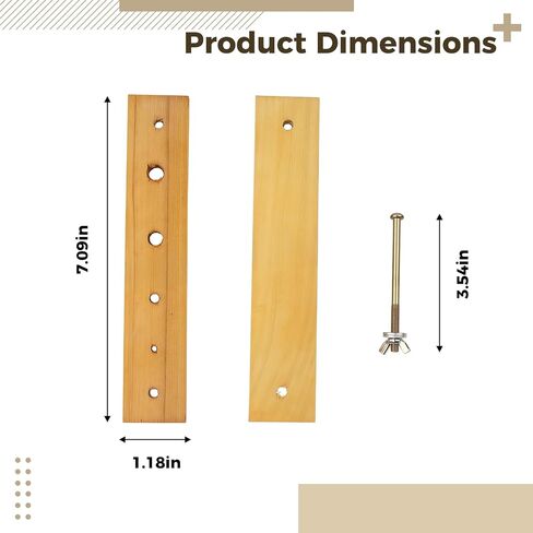 Wood Bookbinding Press, Paper Clamp Kit for Book Pressing, Gluing, and DIY Craft Binding, Portable Book Press Tool for Hobby and Studio Use with Bolts in Saudi Arabia