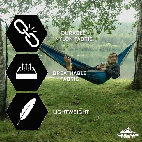 Cascade Mountain Tech 2-Person Travel Hammock in Saudi Arabia