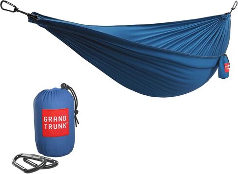 Grand Trunk Ultralight Camping Hammock - Lightweight and Portable Travel Hammock for Camping, Hiking, Backpacking, Beach, and Other Travel, Green | Ultralight & packable | Ideal for backpacking | Hiking & minimalist camping trips in Saudi Arabia