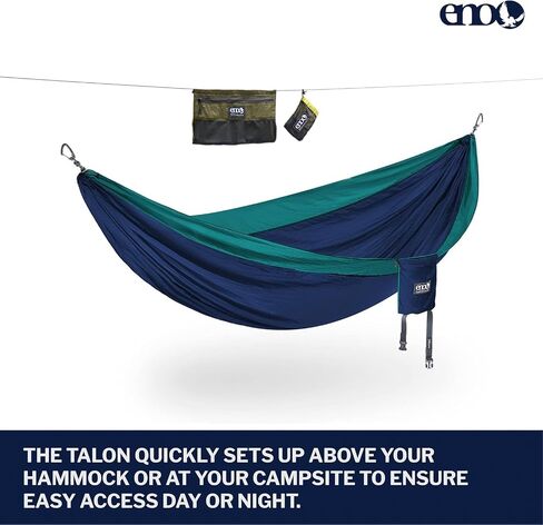 ENO Talon Hammock Organizer - Hanging Organizer for Camping & Backpacking Hammocks - Organizer Bag for Water Bottles, Travel Essentials, and Hiking Essentials in Kuwait