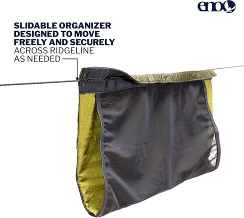 ENO Talon Hammock Organizer - Hanging Organizer for Camping & Backpacking Hammocks - Organizer Bag for Water Bottles, Travel Essentials, and Hiking Essentials in Kuwait
