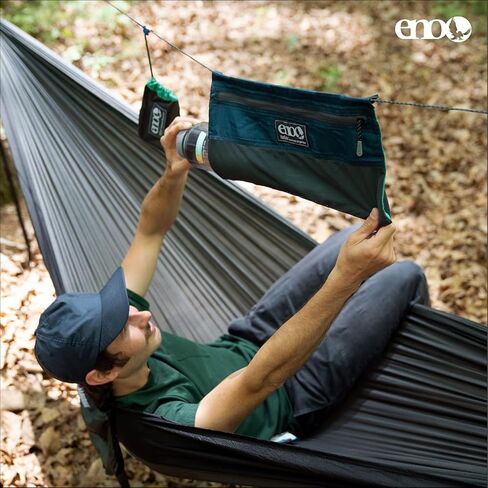 ENO Talon Hammock Organizer - Hanging Organizer for Camping & Backpacking Hammocks - Organizer Bag for Water Bottles, Travel Essentials, and Hiking Essentials in Kuwait