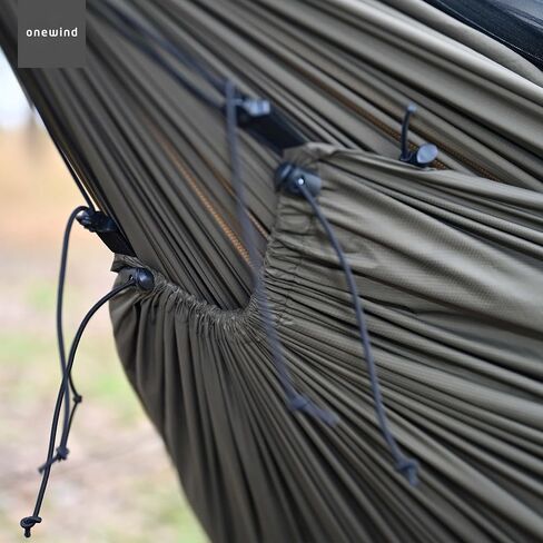 Onewind Hammock Underquilt Protector, Water-Resistant Hammock Cover | 1.1 oz Nylon Ripstop, Moisture Barrier Breathable 4-Season Use for Single and Double Hammock Camping Backpacking Hiking in Kuwait