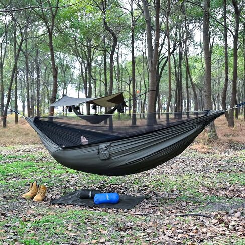 Onewind Hammock Underquilt Protector, Water-Resistant Hammock Cover | 1.1 oz Nylon Ripstop, Moisture Barrier Breathable 4-Season Use for Single and Double Hammock Camping Backpacking Hiking in Kuwait