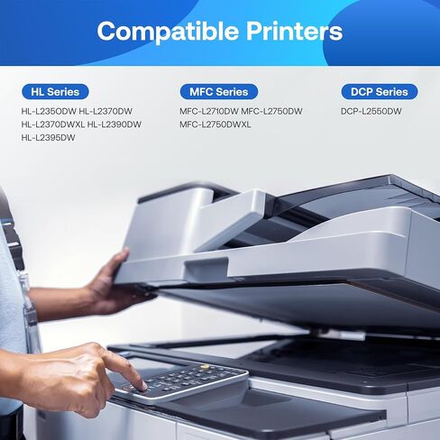WEAREC Compatible Toner Cartridge Replacement for Brother TN760 TN-760 TN730 with HL-L2350DW HL-L2370DW MFC-L2750DW DCP-L2550DW Printer (Black 4 Pack) in Saudi Arabia