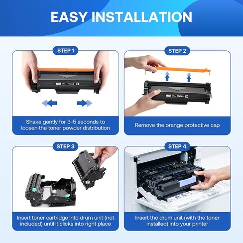 WEAREC Compatible Toner Cartridge Replacement for Brother TN760 TN-760 TN730 with HL-L2350DW HL-L2370DW MFC-L2750DW DCP-L2550DW Printer (Black 4 Pack) in Saudi Arabia