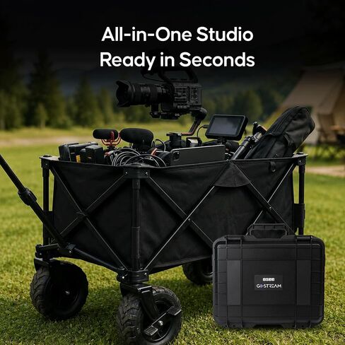 Osee GoStream Duet Kit All in One Pro Live Streaming Multi-Camera Video Mixer Switcher Recorder Player Kit 4 HDMI&SDI in USB-C I/O with 14 Inch Monitor Built-in DC-to-Type C Cable NDI(Free Activated) in Saudi Arabia