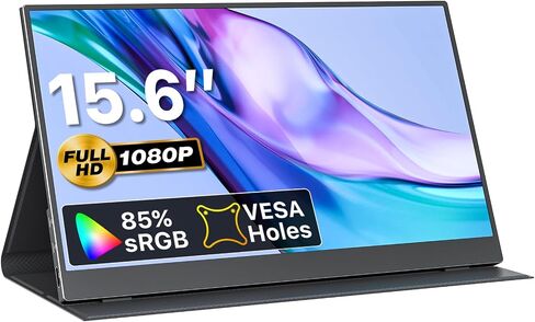VisionOwl Portable Monitor 16 Inch 2.5K QHD 144Hz 16:10 Second Screen, USB-C HDMI HDR Travel Monitor for Laptop PC MacBook PS5 Xbox, VESA Mountable, with Speakers, Built-in Kickstand in Saudi Arabia