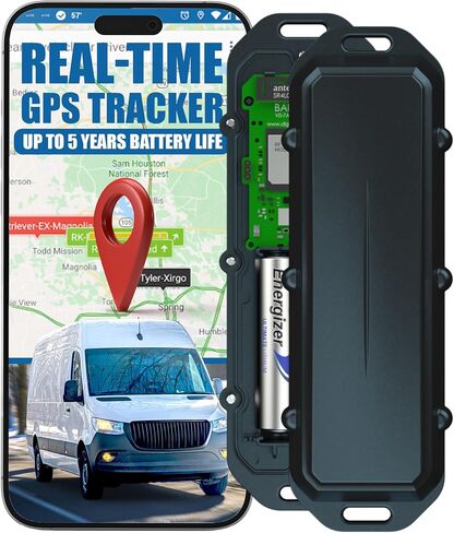 Lonestar Tracking Barra GPS Tracker for Vehicles, IP68 Waterproof, 4G/5G | Waterproof GPS Tracker for Vehicles, Trailers, Assets with Tamper Alerts, Long Battery Life, and Real-Time Location Tracking. in Saudi Arabia