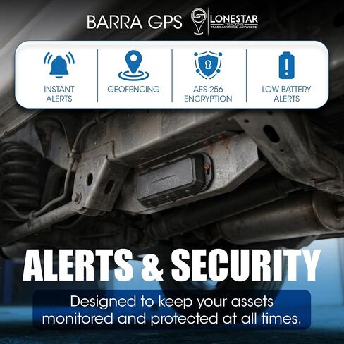 Lonestar Tracking Barra GPS Tracker for Vehicles, IP68 Waterproof, 4G/5G | Waterproof GPS Tracker for Vehicles, Trailers, Assets with Tamper Alerts, Long Battery Life, and Real-Time Location Tracking. in Saudi Arabia