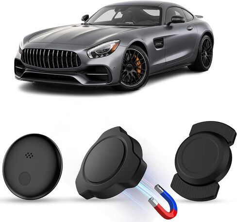 Car Tracker Device No Subscription 2 Pack, Magnetic GPS Tracker for Vehicles No Monthly Fee, Android iOS Dual System Compatible Find My Find Hub, Hidden Bluetooth Locator, AirTag Alternative Android in Saudi Arabia