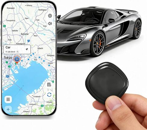 GPS Tracker for Vehicles, Mini Hidden Magnetic Car GPS Tracker, Global Coverage Real-Time Locator for Cars, Assets, Pets, Kids & Elderly, No Subscription, No Monthly Fee, No SIM Card Needed in Saudi Arabia