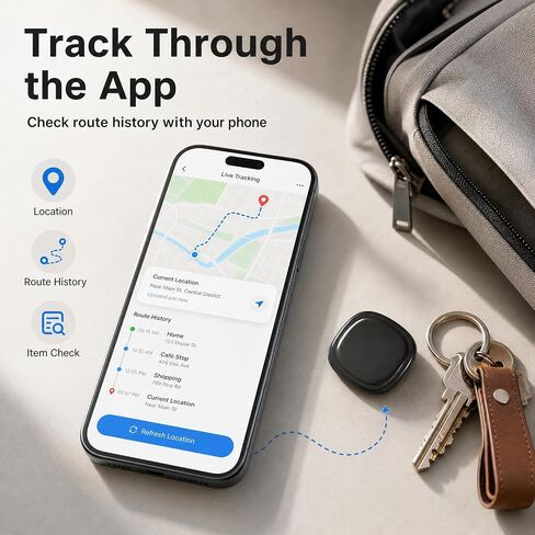 GPS Tracker for Vehicles, Mini Hidden Magnetic Car GPS Tracker, Global Coverage Real-Time Locator for Cars, Assets, Pets, Kids & Elderly, No Subscription, No Monthly Fee, No SIM Card Needed in Saudi Arabia