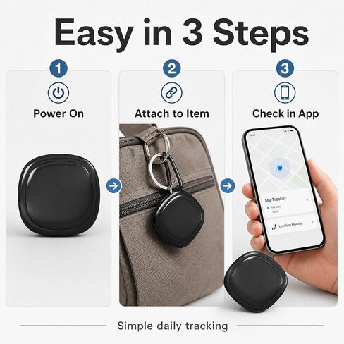 GPS Tracker for Vehicles, Mini Hidden Magnetic Car GPS Tracker, Global Coverage Real-Time Locator for Cars, Assets, Pets, Kids & Elderly, No Subscription, No Monthly Fee, No SIM Card Needed in Saudi Arabia