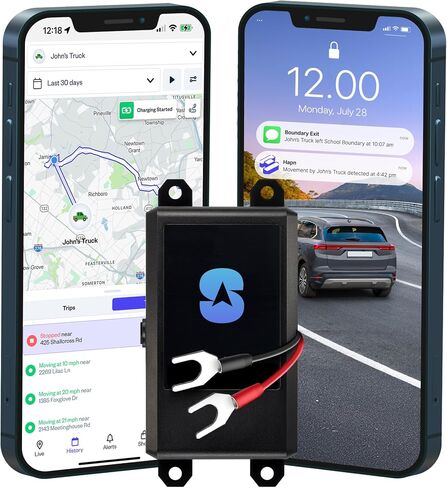 Spytec Wired GPS Tracker for Vehicles, Cars, Trailer, RV, Van, Boat & Trucks | Waterproof Real-Time GPS Tracker | Speeding & Geofencing Alerts | E-Z Car Install | Starter Kit with 1st Month Included in Saudi Arabia