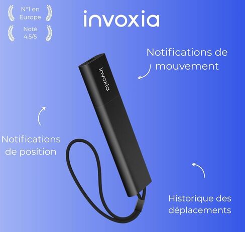 Invoxia GPS PRO Tracker - Real-time Location - for Cars, Motorcycles, Bicycles, Children - Motion and Tilt Alerts - 4G LTE-M Network - Up to 3 Months Battery Life in Saudi Arabia