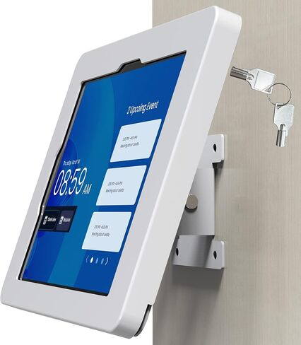 حامل جداري للكمبيوتر اللوحي متوافق مع iPad 10th مقاس 10.9 بوصة، Pro 11 بوصة 1 2 3 4، Air 4 5، Air 11 بوصة (M2/M3/M4)، iPad 11 بوصة (A16) - BSW101BA in Kuwait