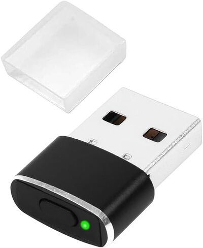 Mouse Jiggler USB Mouse Simulator with 3 Adjustable Speed Modes, Undetectable Anti-Sleep Device for Computer, Driver-Free Plug and Play, Compatible with Windows/Mac/Linux, Black in Saudi Arabia