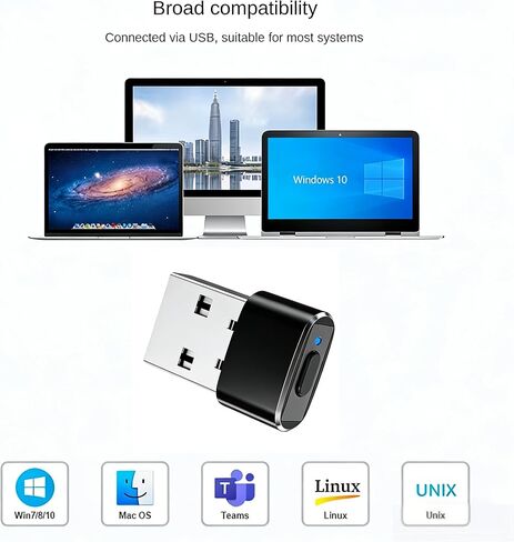 Mouse Jiggler USB Mouse Simulator with 3 Adjustable Speed Modes, Undetectable Anti-Sleep Device for Computer, Driver-Free Plug and Play, Compatible with Windows/Mac/Linux, Black in Saudi Arabia