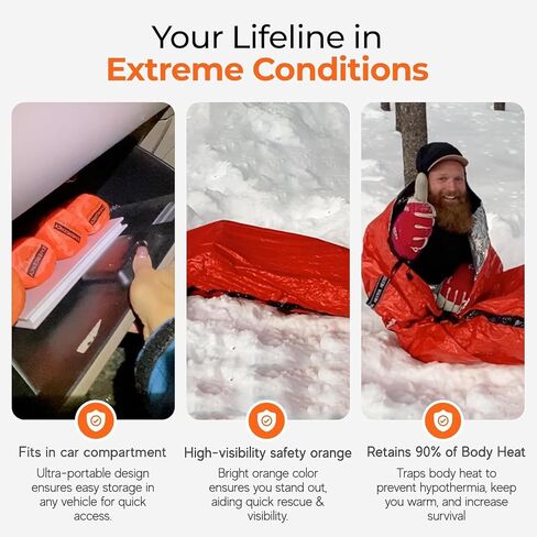 Sierra Madre Survival Bundle – Pure Water Straw with Emergency Mylar Sleeping Bag – Ultralight, Portable Gear for Camping, Hiking & Emergency Preparedness in Saudi Arabia