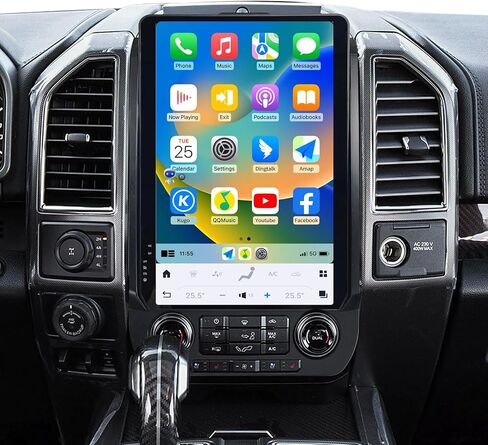 14.4 Inch Touch Screen Car Radio for Ford Raptor F150 2015-2020 Android Auto Stereo Multimedia Player GPS Navigation Head Unit Screen Upgrade Multimedia Player (SYNC-3) in Saudi Arabia