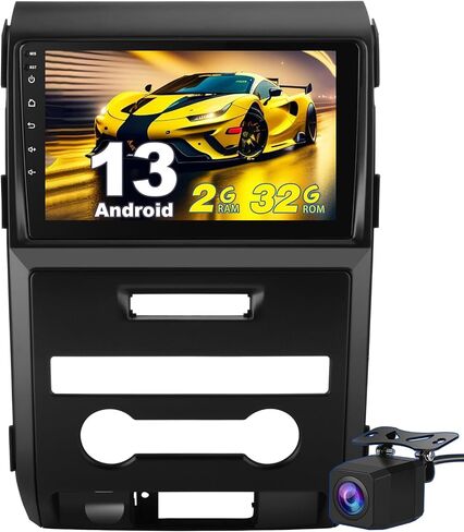 [4GB+64GB] Radio Stereo for Ford F150 2009 2010 2011 2012 with 8 Core CPU / Android13 / 9 inchs HD Touchscreen/Carplay Android Auto/Backup Camera//WiFi/FM AM RDS in Saudi Arabia