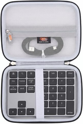 Legestori Hard EVA Carry Case for Bluetooth Number Pad | Compatible with Lekvey/iClever/Nulea/JOYEKY, Water-Resistance, Wireless Number Pad Protective Storage, Case Only in Saudi Arabia