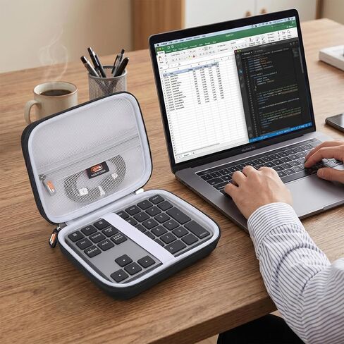 Legestori Hard EVA Carry Case for Bluetooth Number Pad | Compatible with Lekvey/iClever/Nulea/JOYEKY, Water-Resistance, Wireless Number Pad Protective Storage, Case Only in Saudi Arabia