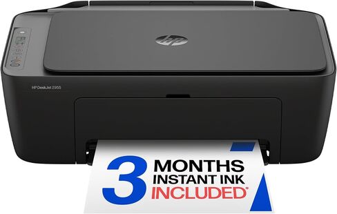 HP DeskJet 2955 Wireless All-in-One Color Inkjet Printer, Scanner, Copier, Best-for-Home, 3 Month Trial of Instant Ink Included, AI-Capable (A24HJA) in Kuwait