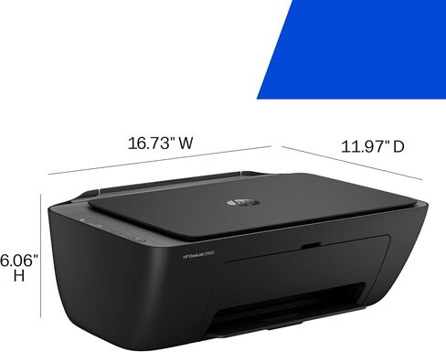 HP DeskJet 2955 Wireless All-in-One Color Inkjet Printer, Scanner, Copier, Best-for-Home, 3 Month Trial of Instant Ink Included, AI-Capable (A24HJA) in Kuwait
