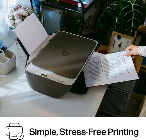HP DeskJet 2955 Wireless All-in-One Color Inkjet Printer, Scanner, Copier, Best-for-Home, 3 Month Trial of Instant Ink Included, AI-Capable (A24HJA) in Kuwait