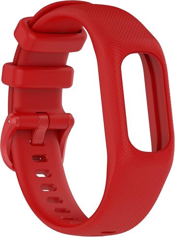 Soft Silicone Band Compatible with Garmin Vivosmart 5 Straps Replacement Wristband Bracelet Band Case Cover for Women Men, Small/Large Size in Kuwait
