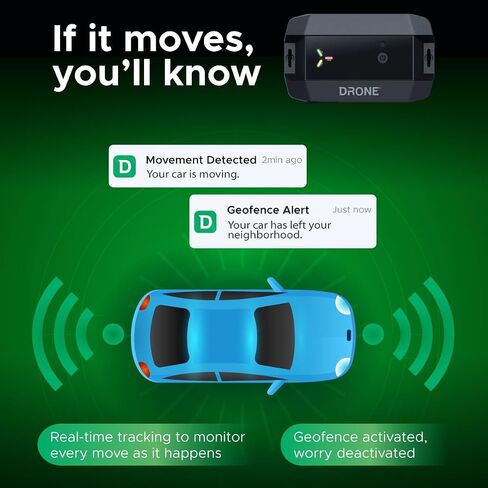 Drone XT Battery Powered Magnetic GPS Asset Tracker, Powered by AT&T LTE in Saudi Arabia