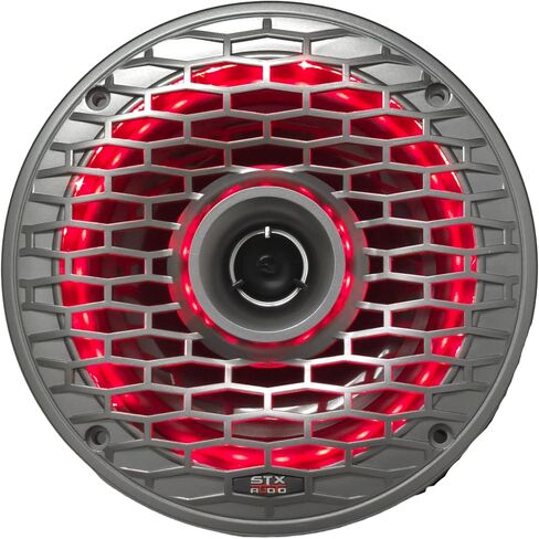 STX Audio MX65.2G 6.5-Inch 2-Way RGB LED Marine Coaxial Speakers, 350W Max, 4 Ohms, Water-Resistant with Remote Control for RGB Illumination (2 Speakers) in Saudi Arabia