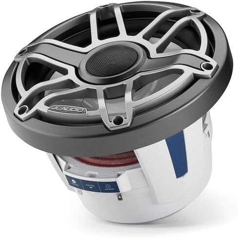 JL Audio M6 Series 8.8" Marine Coaxial Speakers w/ Titanium Sport Grille - M6-880X-S-GmTi [010-03079-00] in Saudi Arabia