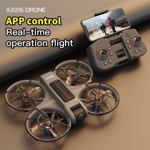 Adult FPV Drone with VR Goggles, First Person View, 1080P HD Camera for Beginners Quadcopter, 360° Flip Stunt, Brushless Motor, Optical Flow Position Hover, Adjustable Speed, Propeller Guards, One Key Takeoff & Landing, Remote Control Aircraft for New Pil in Saudi Arabia