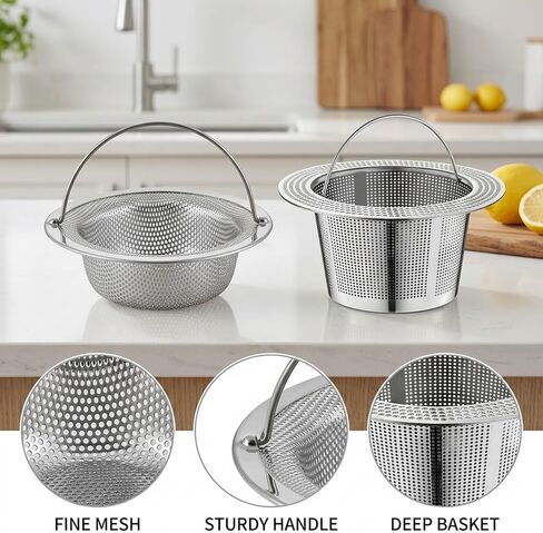 2PCS Juice Strainer, Strainer for Juicing,(4.2 in & 4.3in) 304 Stainless Steel Fine Filter Set,Hands-Free Filtration for Nama J2 and Ninja Cold Press Juicers, Dishwasher Safe Cleaning in Saudi Arabia