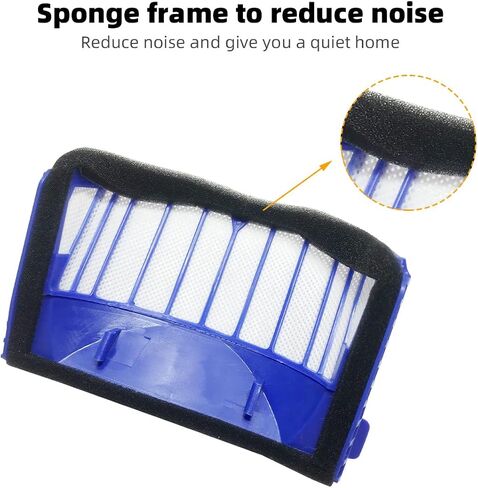 SENNII Robot Vacuum Cleaner Accessories for iRobot Roomba 600 & 500 Series, 3 Filter, 3 Side Brush, 1 Bristle Brush in Saudi Arabia