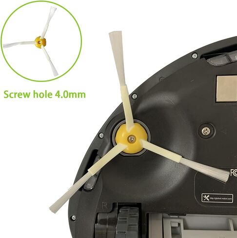 SENNII Robot Vacuum Cleaner Accessories for iRobot Roomba 600 & 500 Series, 3 Filter, 3 Side Brush, 1 Bristle Brush in Saudi Arabia