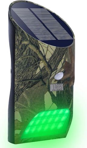 Feeder Hog Light Vizzlema Outdoor Solar Feeder Light for Hunting with Motion Sensor and Green Light for Game Animal Hunting in Kuwait