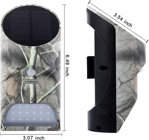 Feeder Hog Light Vizzlema Outdoor Solar Feeder Light for Hunting with Motion Sensor and Green Light for Game Animal Hunting in Kuwait