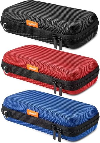 Hard EVA Protective Case, Portable Storage Bag with Mesh Pocket | Fits Power Bank, Hard Drive, Cell Phone, Charging Cable, External Battery, Travel Organizer, Zipper in Saudi Arabia
