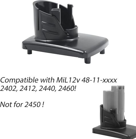 JAUKIST Battery Case Compatible with Milwaukee M12 Battery | Battery Case Cover for Milwaukee 12v 6.0AH 48-11-2460 ,4.0AH 48-11-2440 ,3.0 48-11-2402 2412 in Saudi Arabia