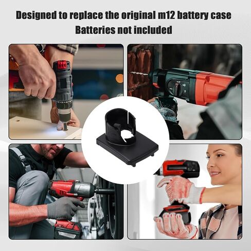 JAUKIST Battery Case Compatible with Milwaukee M12 Battery | Battery Case Cover for Milwaukee 12v 6.0AH 48-11-2460 ,4.0AH 48-11-2440 ,3.0 48-11-2402 2412 in Saudi Arabia