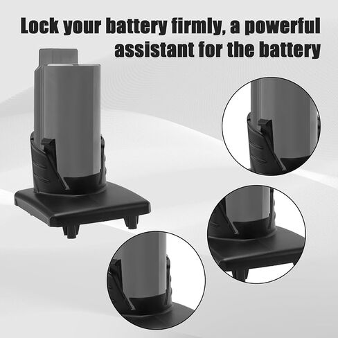 JAUKIST Battery Case Compatible with Milwaukee M12 Battery | Battery Case Cover for Milwaukee 12v 6.0AH 48-11-2460 ,4.0AH 48-11-2440 ,3.0 48-11-2402 2412 in Saudi Arabia