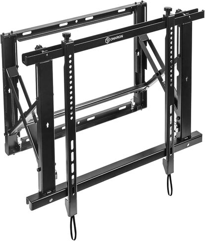 ONKRON Pop Out Video Wall Mount Solution for 40-70-inch Screens up to 100 lbs, TV Menu Board Mount TV Wall Mount Monitor Wall Mount TV Video Wall System Black in Saudi Arabia