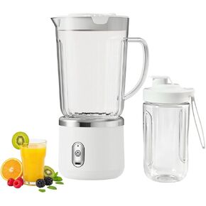 25oz Smoothie Blender, 300W Personal Blender, White | 1 Portable Cup, Single Serve, For Juices, Baby Food, Frozen Drink, For Shakes and Smoothies in Kuwait