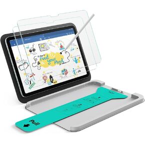 ESR 2 Pack Paper-Feel Screen Protector for iPad Air 11 Inch M4/M3/M2 | 9H Matte Writing Tempered Glass with Ultra Fit Tray, Write and Draw Like on Paper, Anti-Glare, Bubble-Free in Saudi Arabia