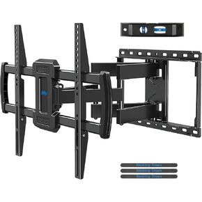 Mounting Dream TV Wall Mount UL Listed for 42-84 Inch Flat Screen TV | Full Motion Mount Bracket Swivel Articulating Arms, Max VESA 600x400mm and 100 LBS, Fits 16" Stud, US-Based Customer Service in Kuwait