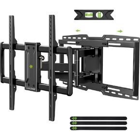 USX MOUNT UL Listed TV Wall Mount for 42"-84" TVs up to 110lbs and 8"-24" Wood Studs, TV Mount with Tilt, Swivel & Extension, Wall Mounts Bracket with Dual Articulating Arms, Max VESA 600x400mm in Kuwait